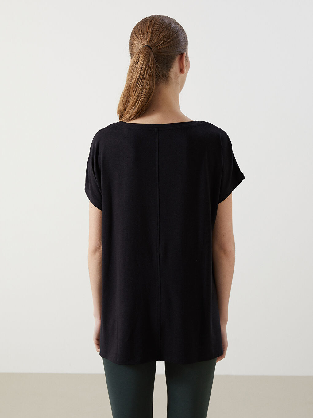 Crew Neck Oversize Women's Sports T-Shirt -S5DY35Z8-CVL