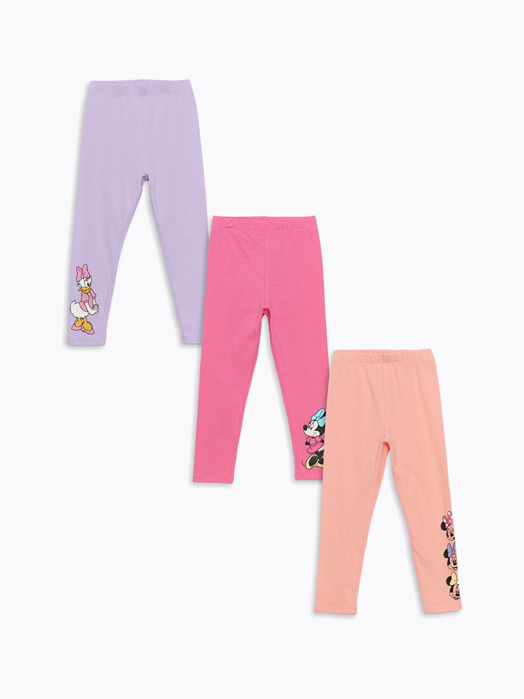 Minnie Mouse Printed Girls' Leggings 3-pack -S5DY39Z1-GEV
