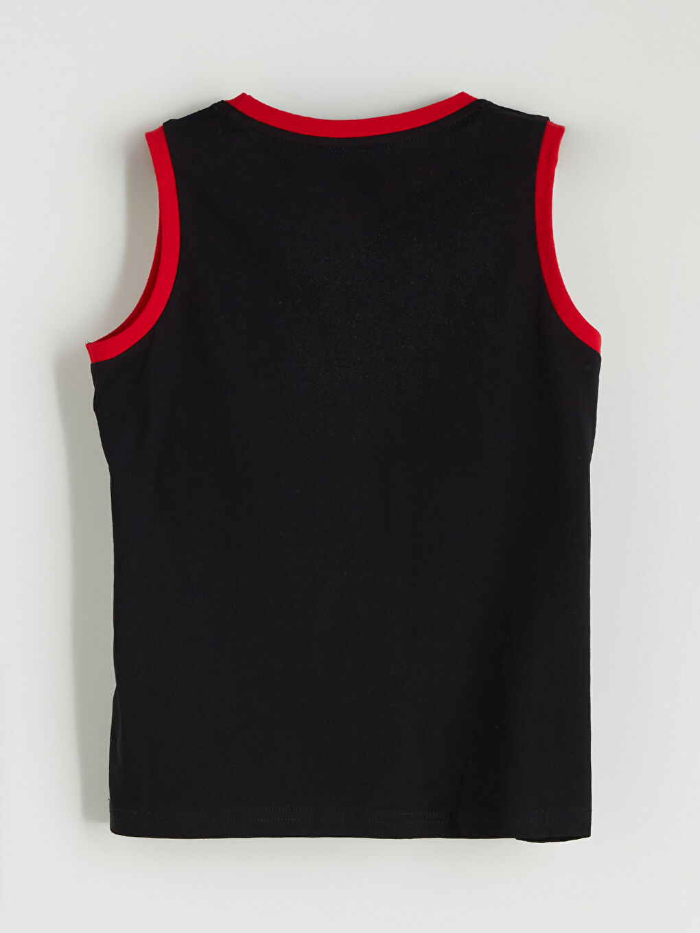 Siyah Bisiklet Yaka Beşiktaş Baskılı Erkek Çocuk Şortlu Pijama Takımı-3