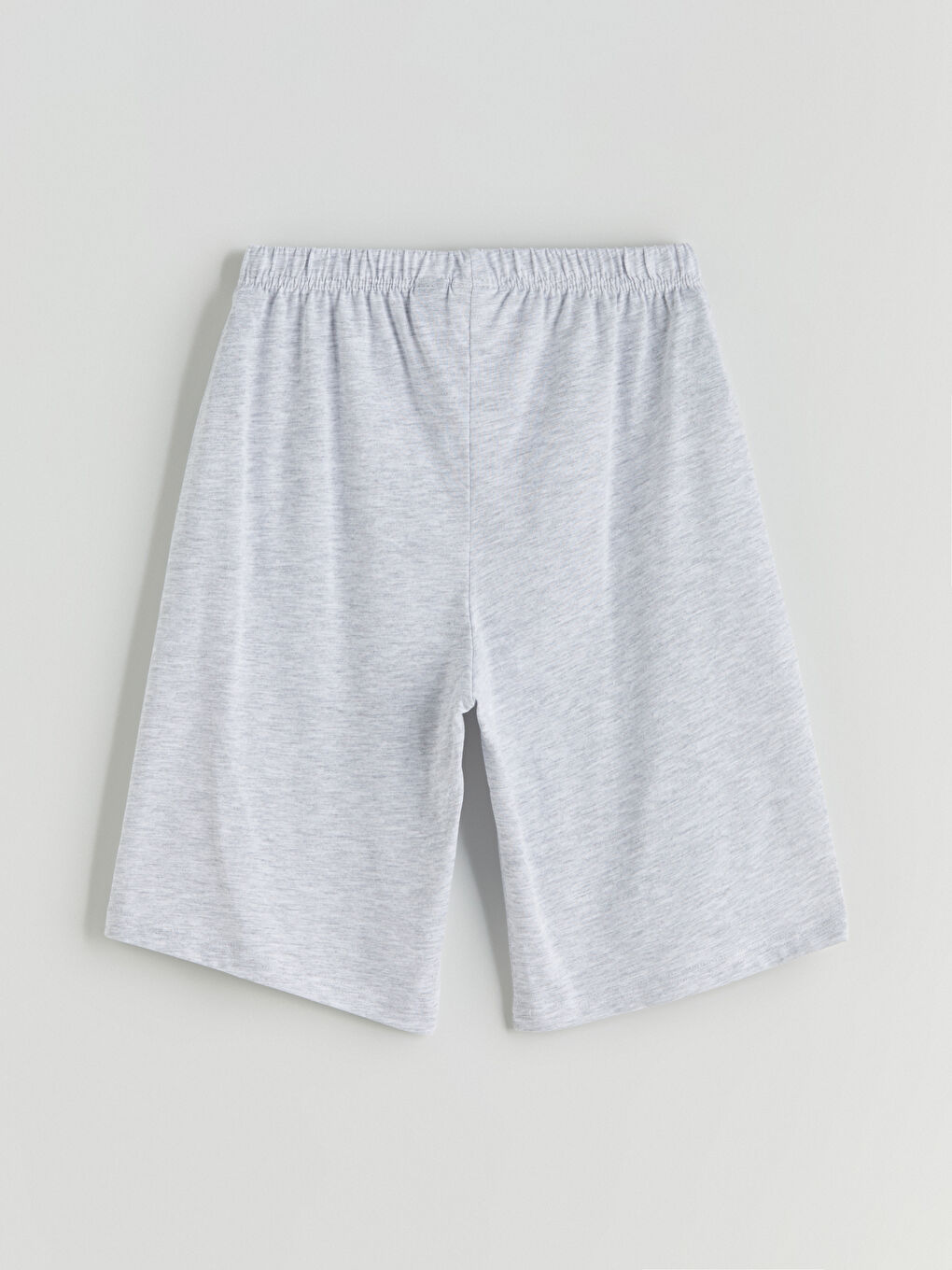 Gri Beli Lastikli Galatasaray Baskılı Erkek Çocuk Pijama Şort-1