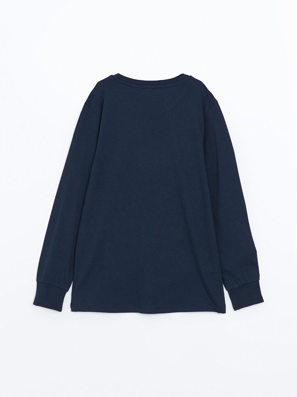 Lacivert Bisiklet Yaka Fenerbahçe Baskılı Erkek Çocuk Pijama Üst-2