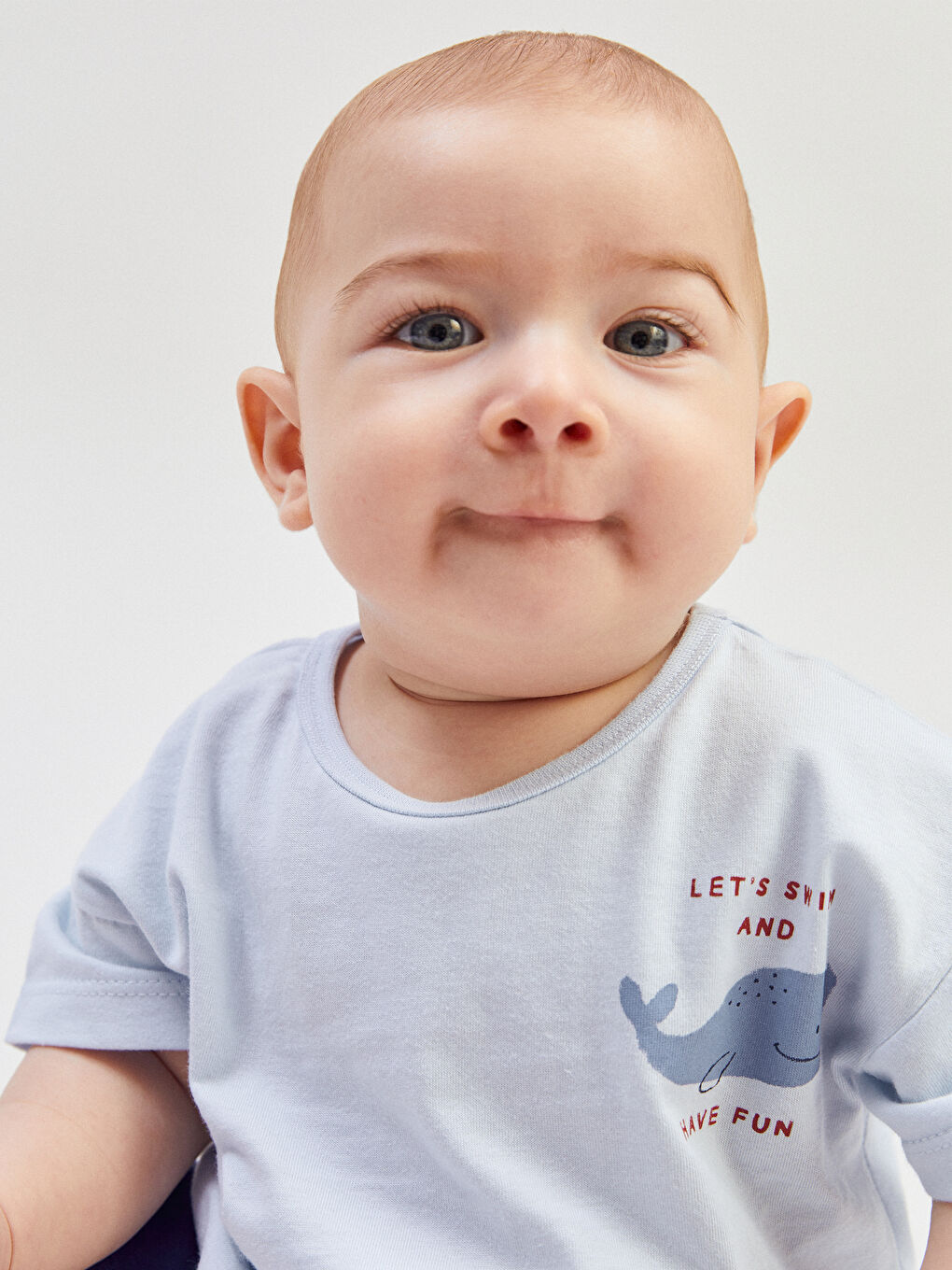 LCW baby Baskılı Erkek Bebek Şortlu Pijama Takımı -S5EA76Z1-YMQ