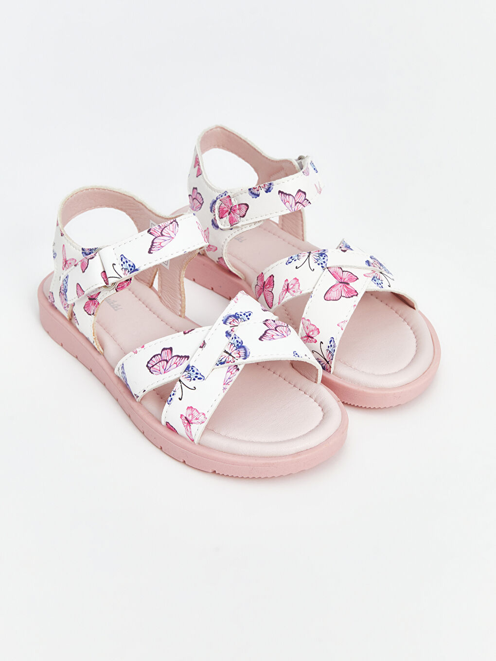 Butterfly Printed Girls' Sandals -S5EB15Z4-LU7