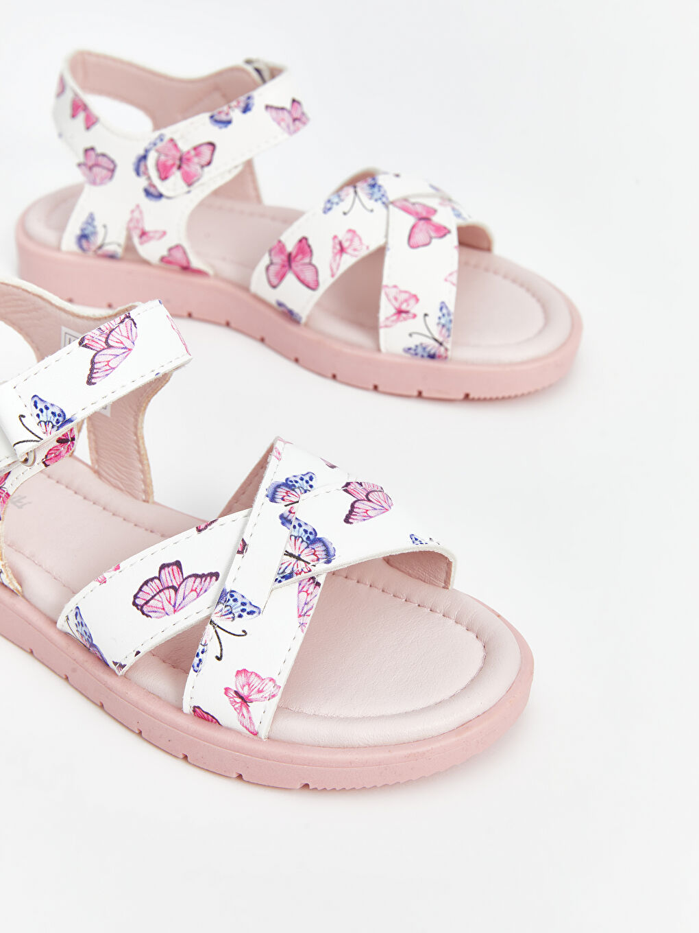 Butterfly Printed Girls' Sandals -S5EB15Z4-LU7