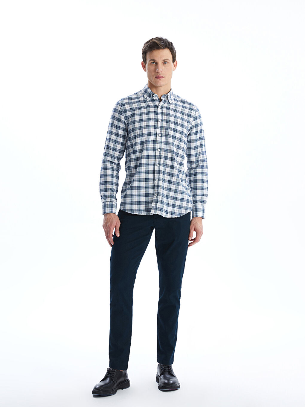 TAMNO PLAVA Chino pantalone Muškarci -S5EB39Z8-KN7