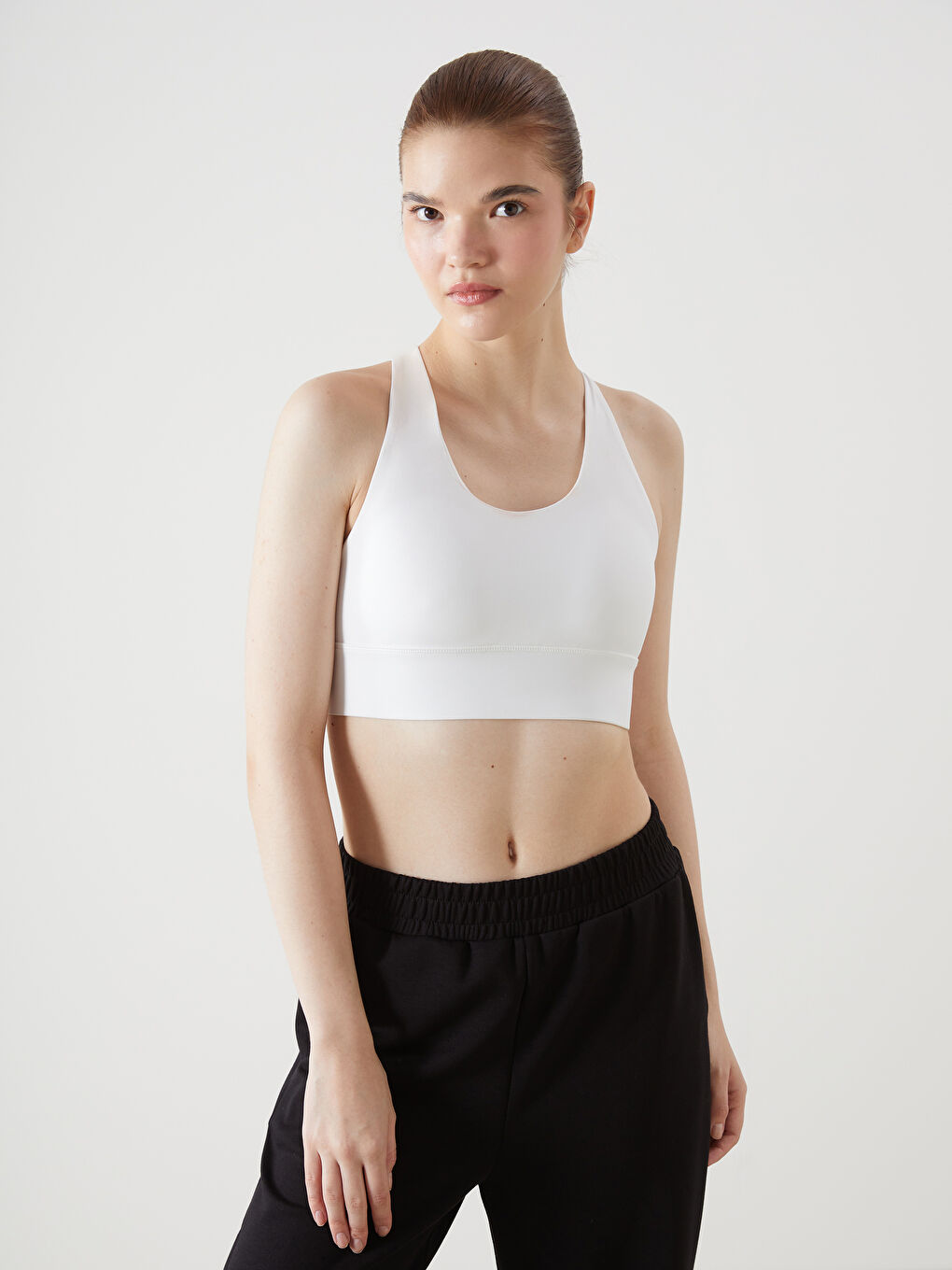 Non-Wired Non-Padded Plain Sports Bustier -S5EB44Z8-Q6K