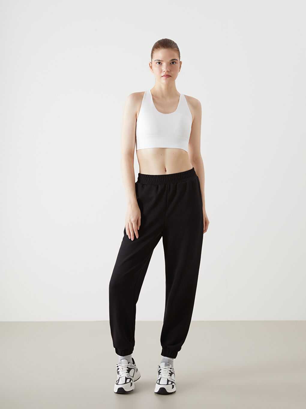 Non-Wired Non-Padded Plain Sports Bustier -S5EB44Z8-Q6K