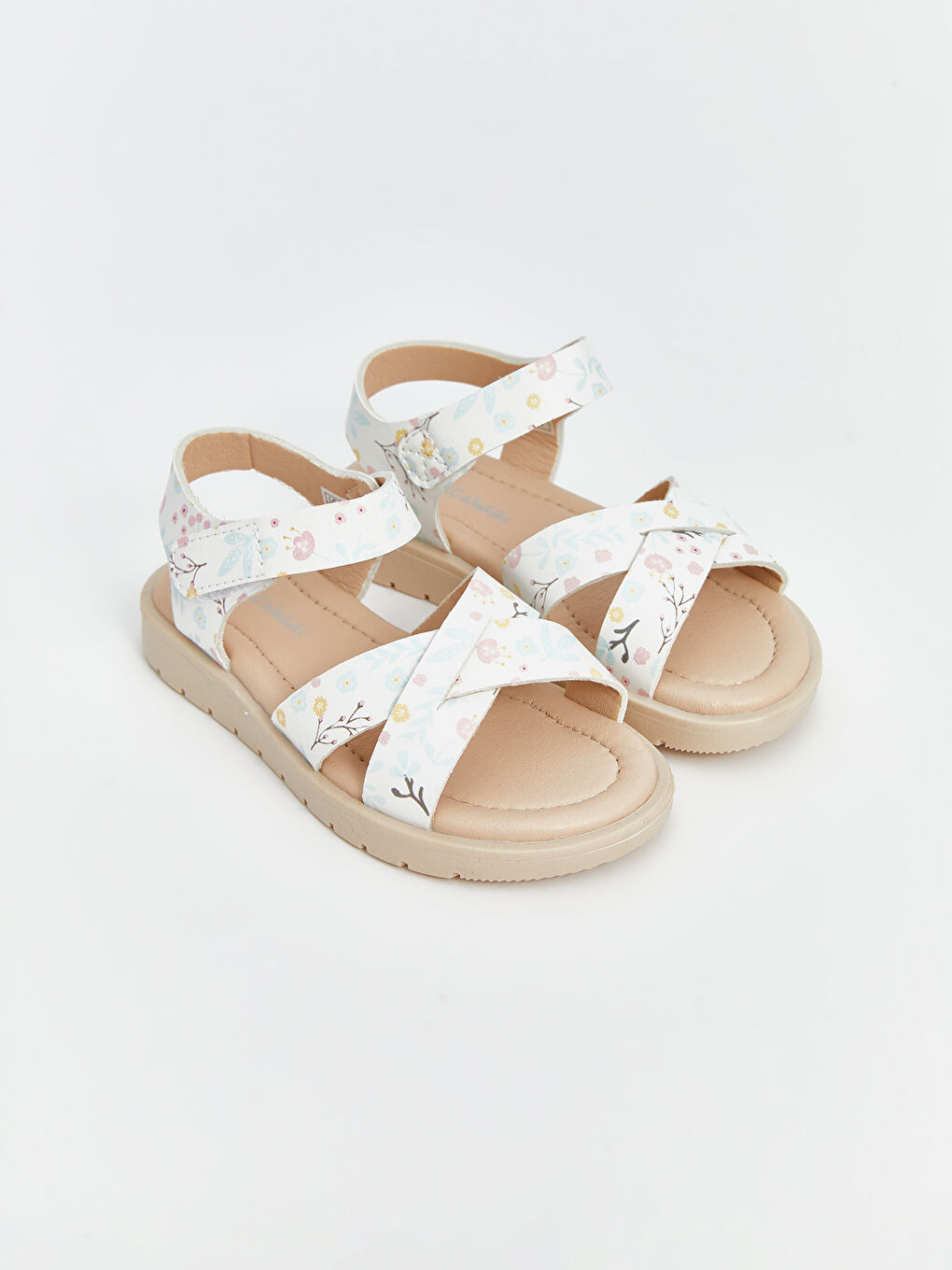 Floral Pattern Baby Girls' Sandals -S5EB59Z1-LU8