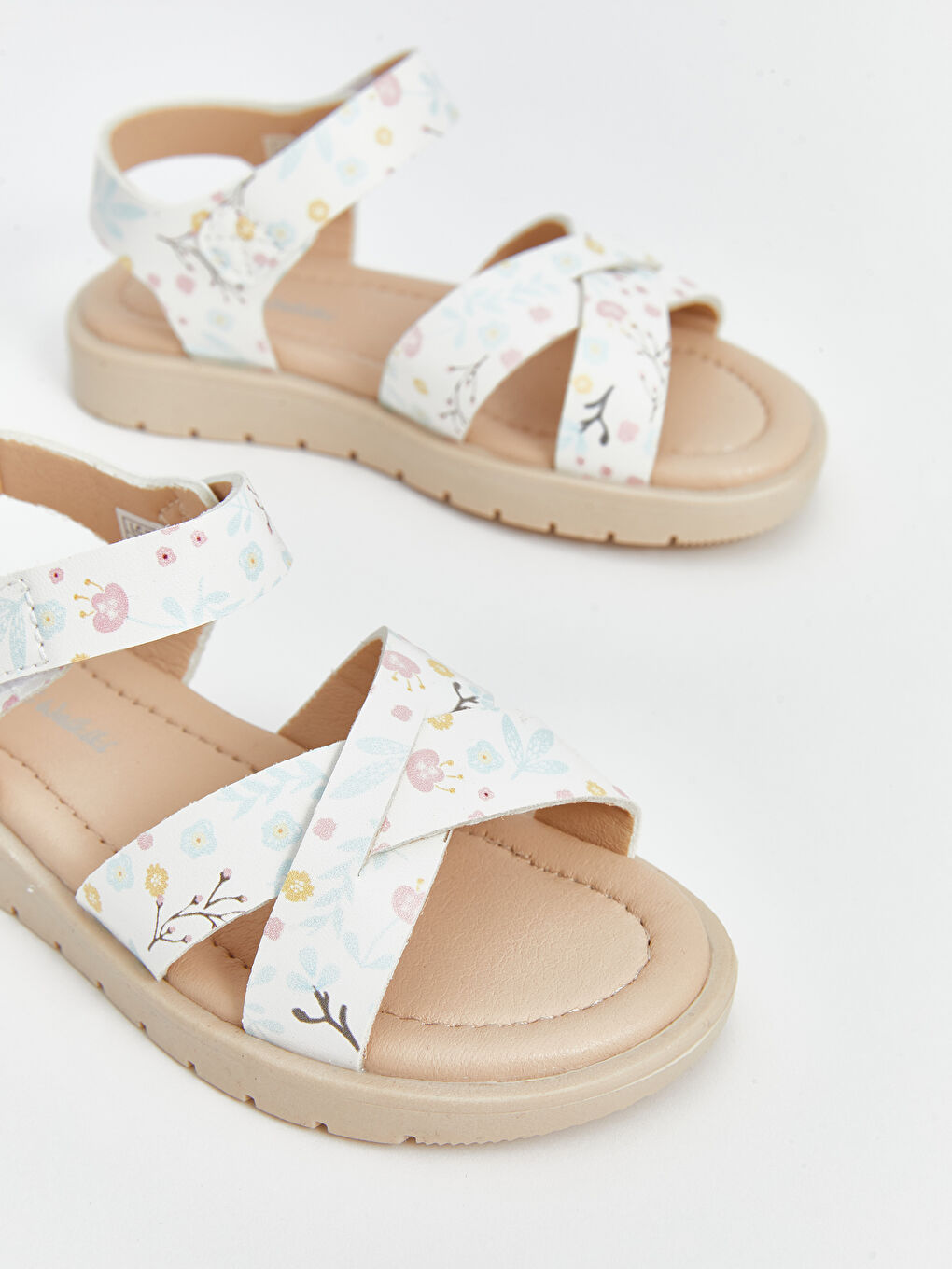 Floral Pattern Baby Girls' Sandals -S5EB59Z1-LU8