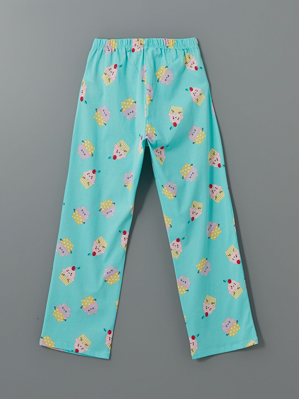 Crew Neck Printed Women's Pajamas Set -S5EB95Z8-LTU