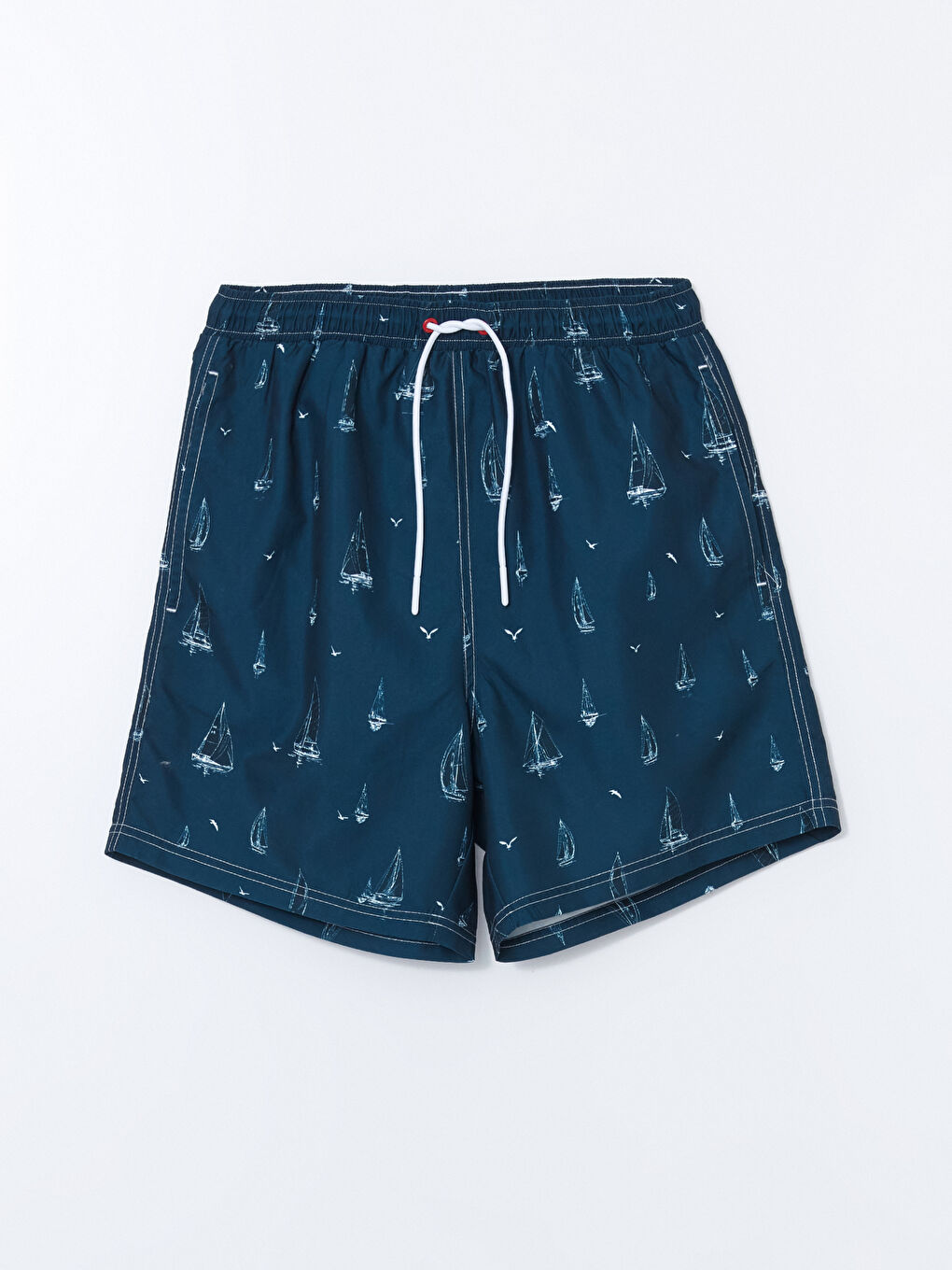 Short Patterned Men's Swimming Shorts -S5EC07Z8-LSJ