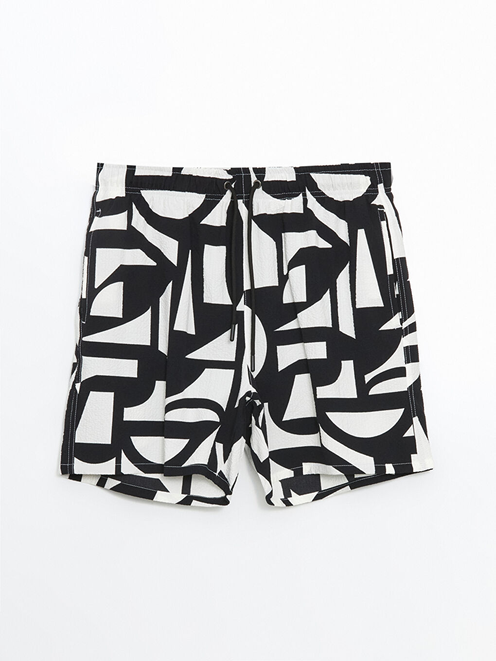 Short Patterned Men's Swimming Shorts -S5EC11Z8-LQJ