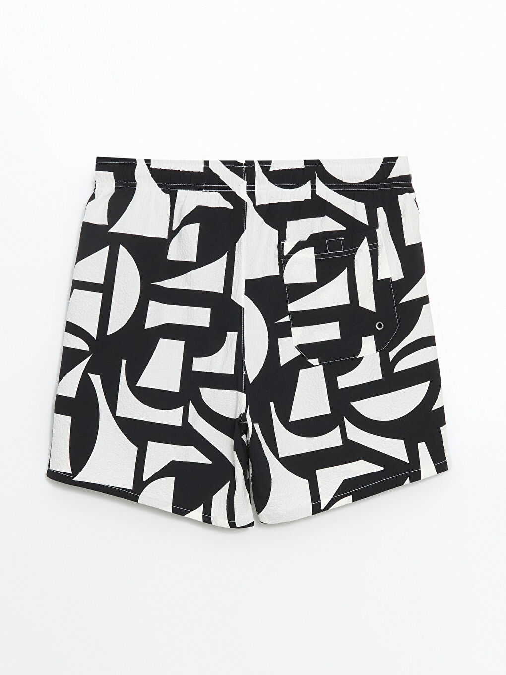 Short Patterned Men's Swimming Shorts -S5EC11Z8-LQJ