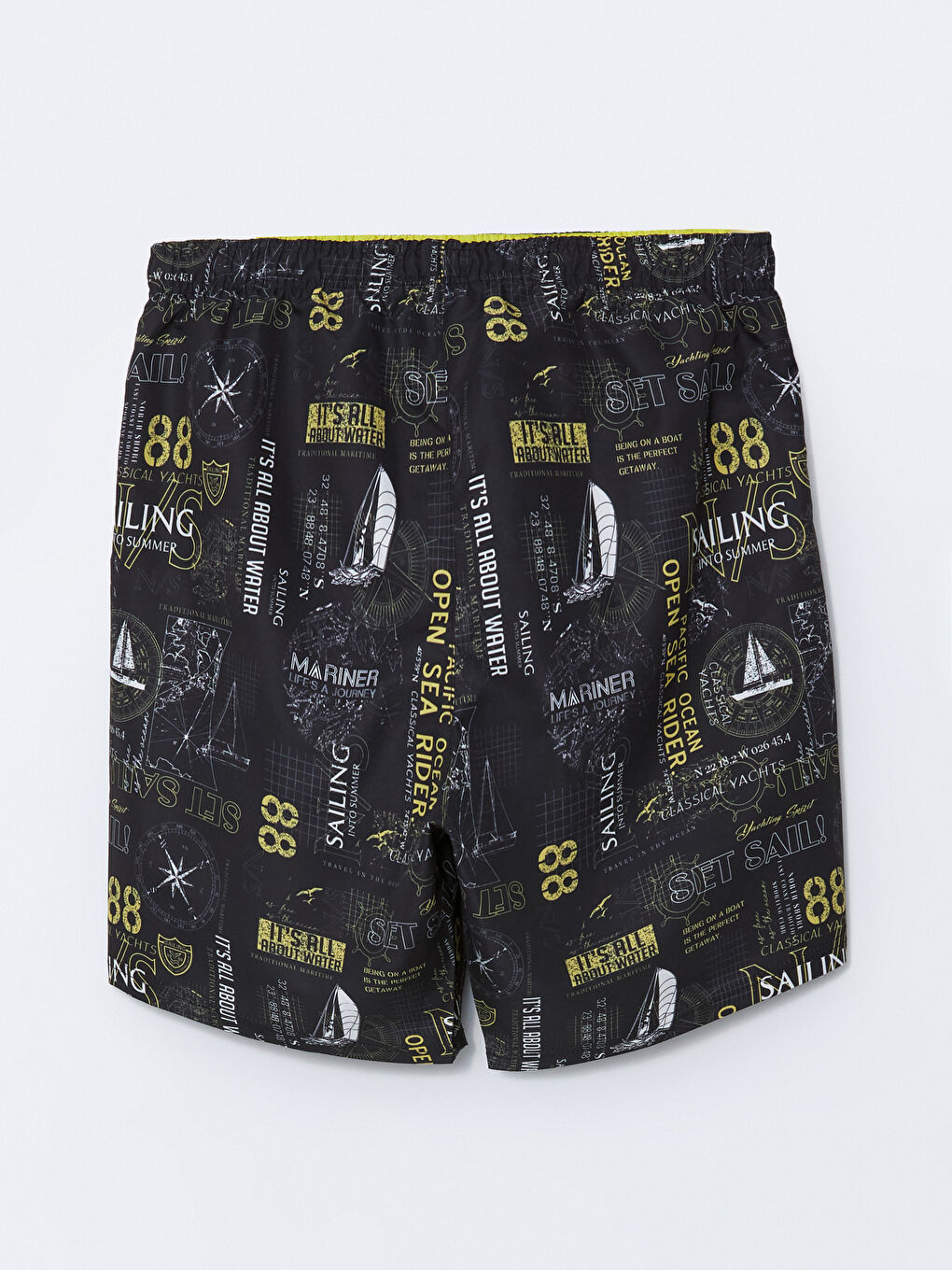 Knee Length Patterned Men's Swimming Shorts -S5EC15Z8-LQ9