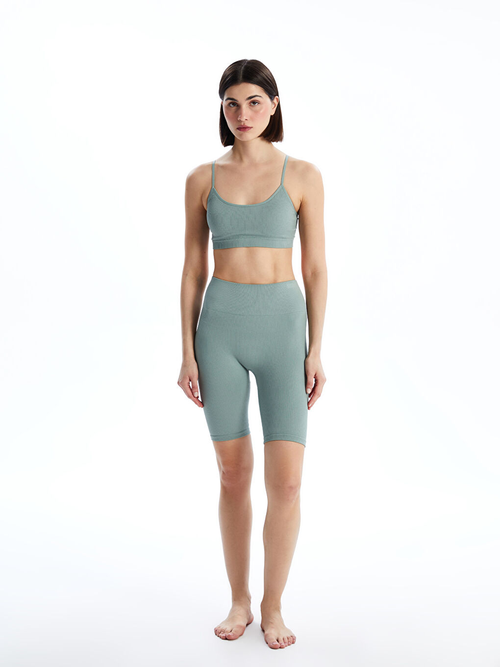 Removable Padded Bustier and Boxer Brief Set -S5EC18Z8-GPP