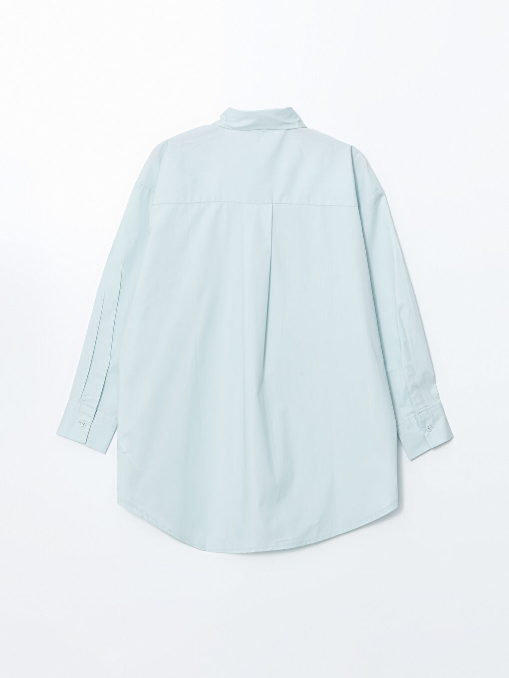 Tunique Chemise Oversize en Popeline pour Femmes-5