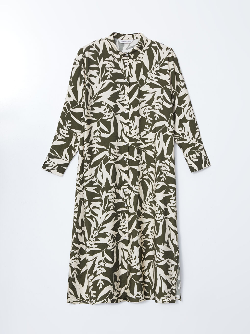 Floral Oversize Women's Shirt Dress -S5EC26Z8-LRR