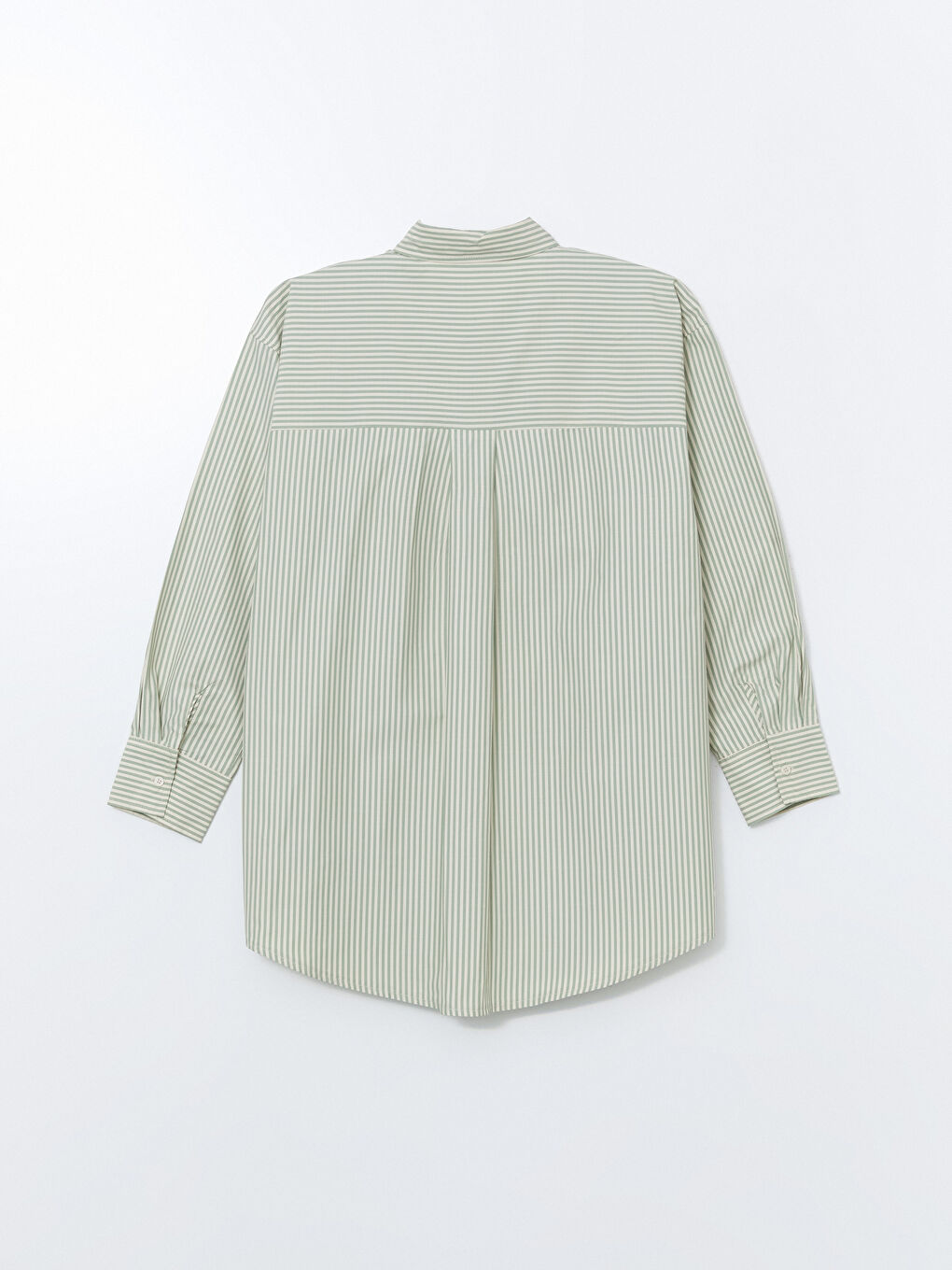 Tunique en chemise rayée en popeline pour Femmes-5