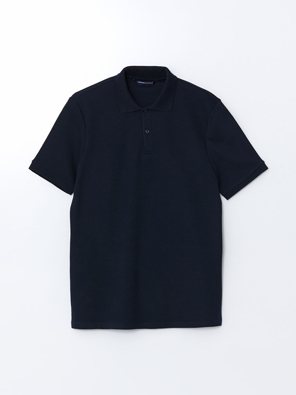 تي شيرت ياقة بولو منقوش للرجال-4