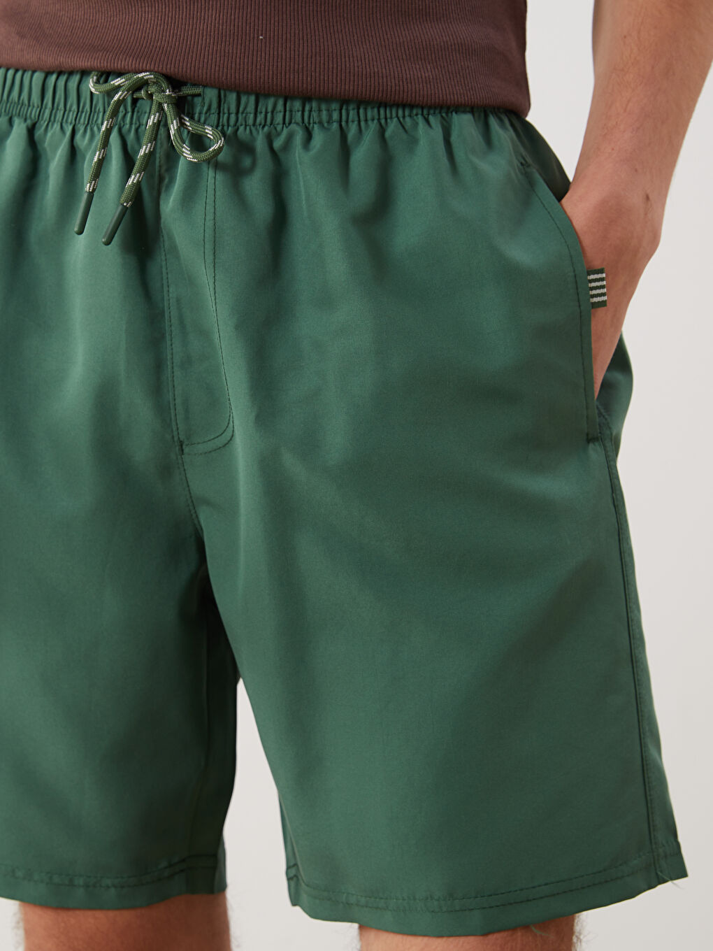 Short de Bain Basique Court Pour Hommes-2