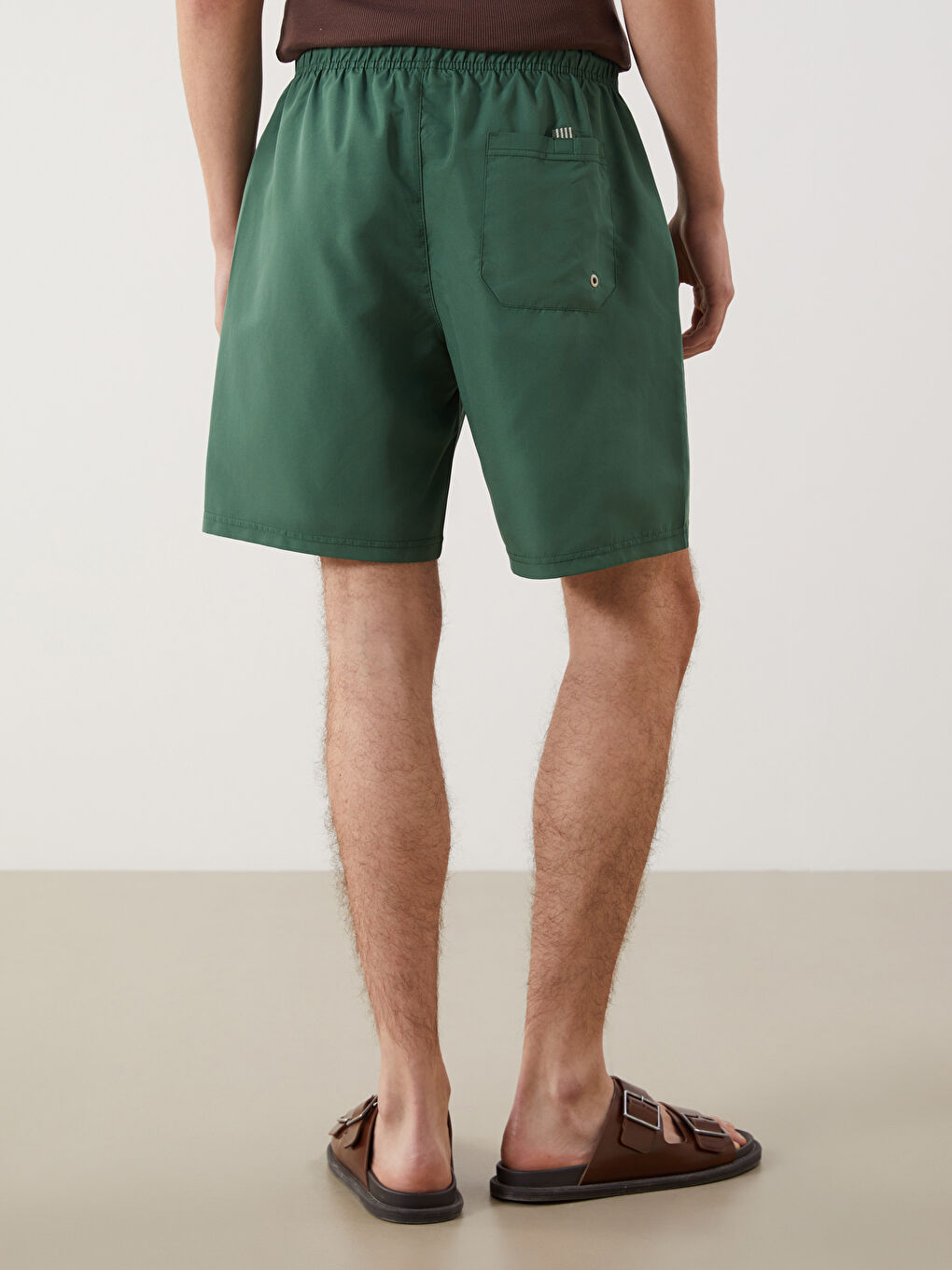 Short de Bain Basique Court Pour Hommes-3