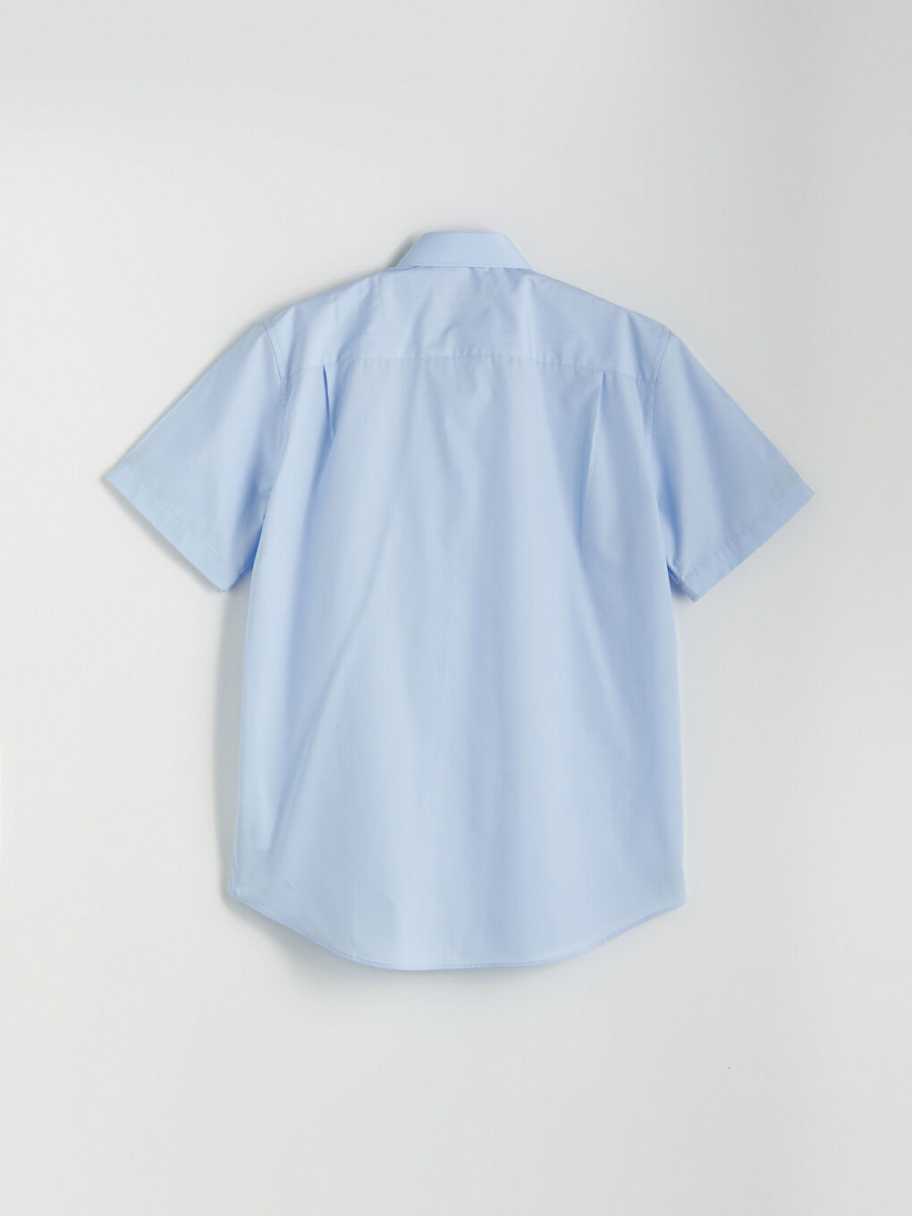 Regular Fit Short Sleeve Poplin Men's Shirt -S5EC48Z8-DLZ
