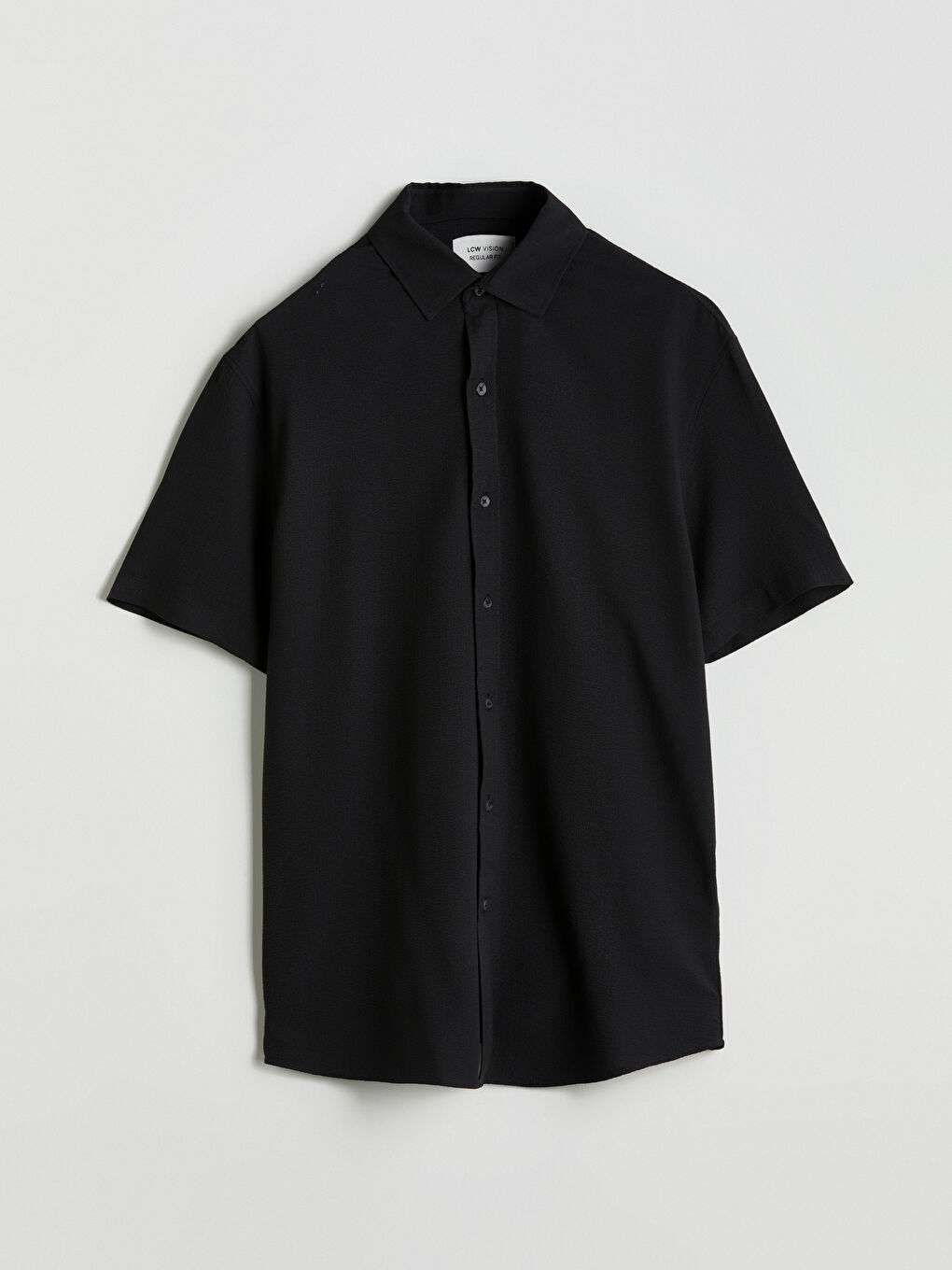 Regular Fit Short Sleeve Dobby Men's Shirt -S5EC58Z8-CVL