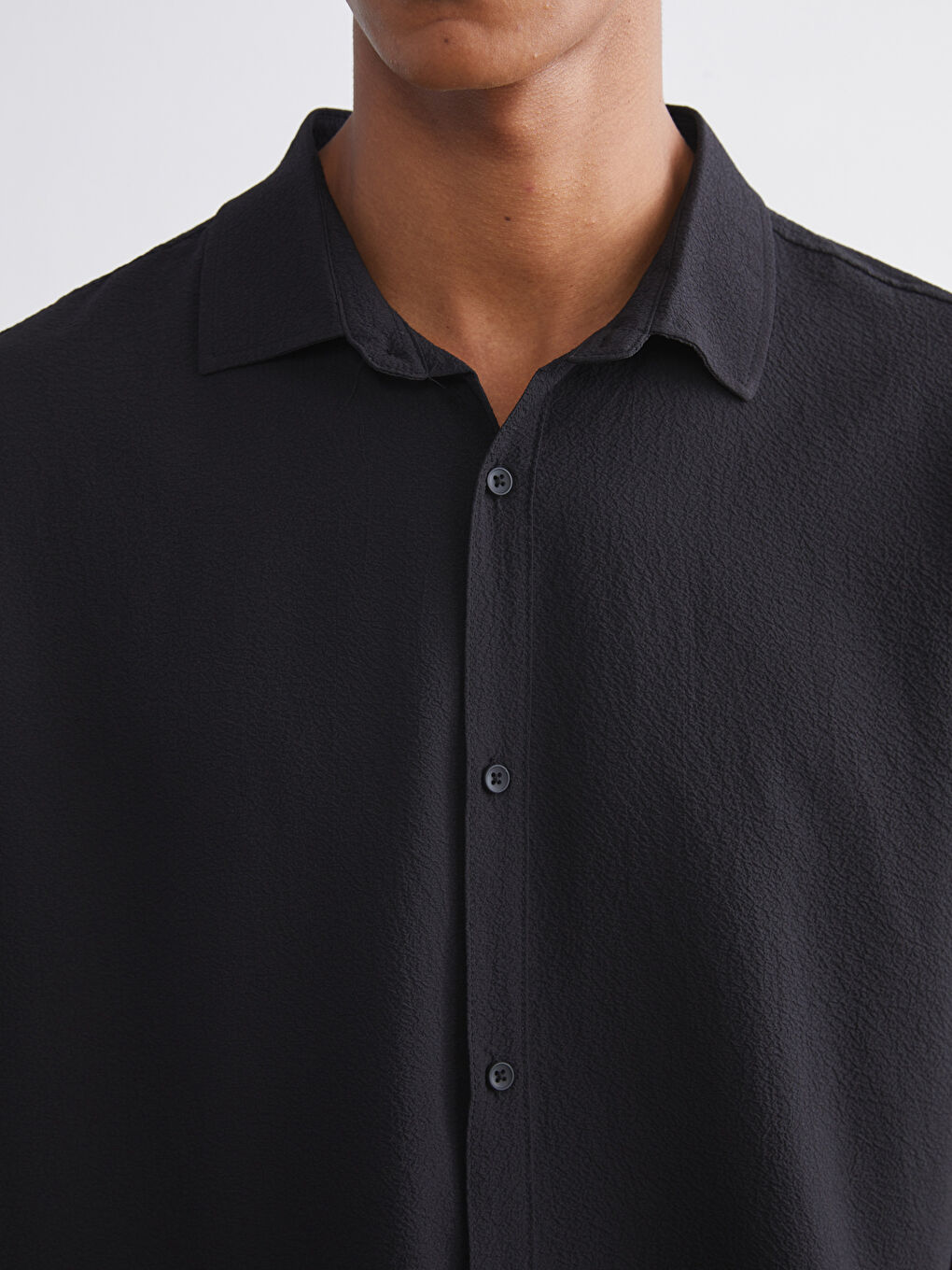 ерлерге арналған стандартты пішім қысқа жең жейде-3