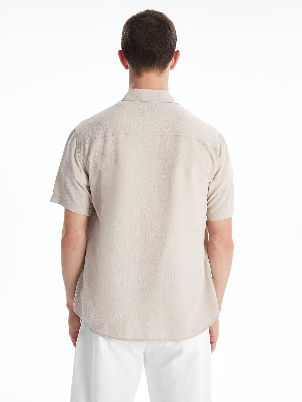 LCW Vision Regular Fit Short Sleeve Men's Shirt -S5EC58Z8-D1N