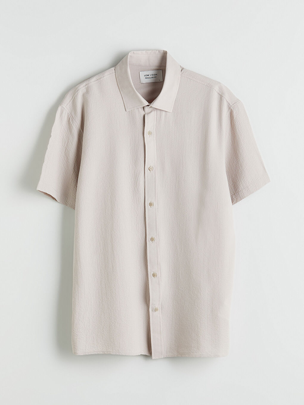 LCW Vision Regular Fit Short Sleeve Men's Shirt -S5EC58Z8-D1N