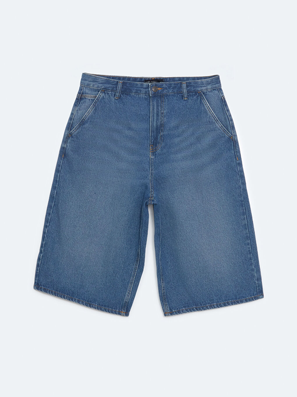 Relaxed Fit Men's Jean Shorts -S5EC62Z8-H45