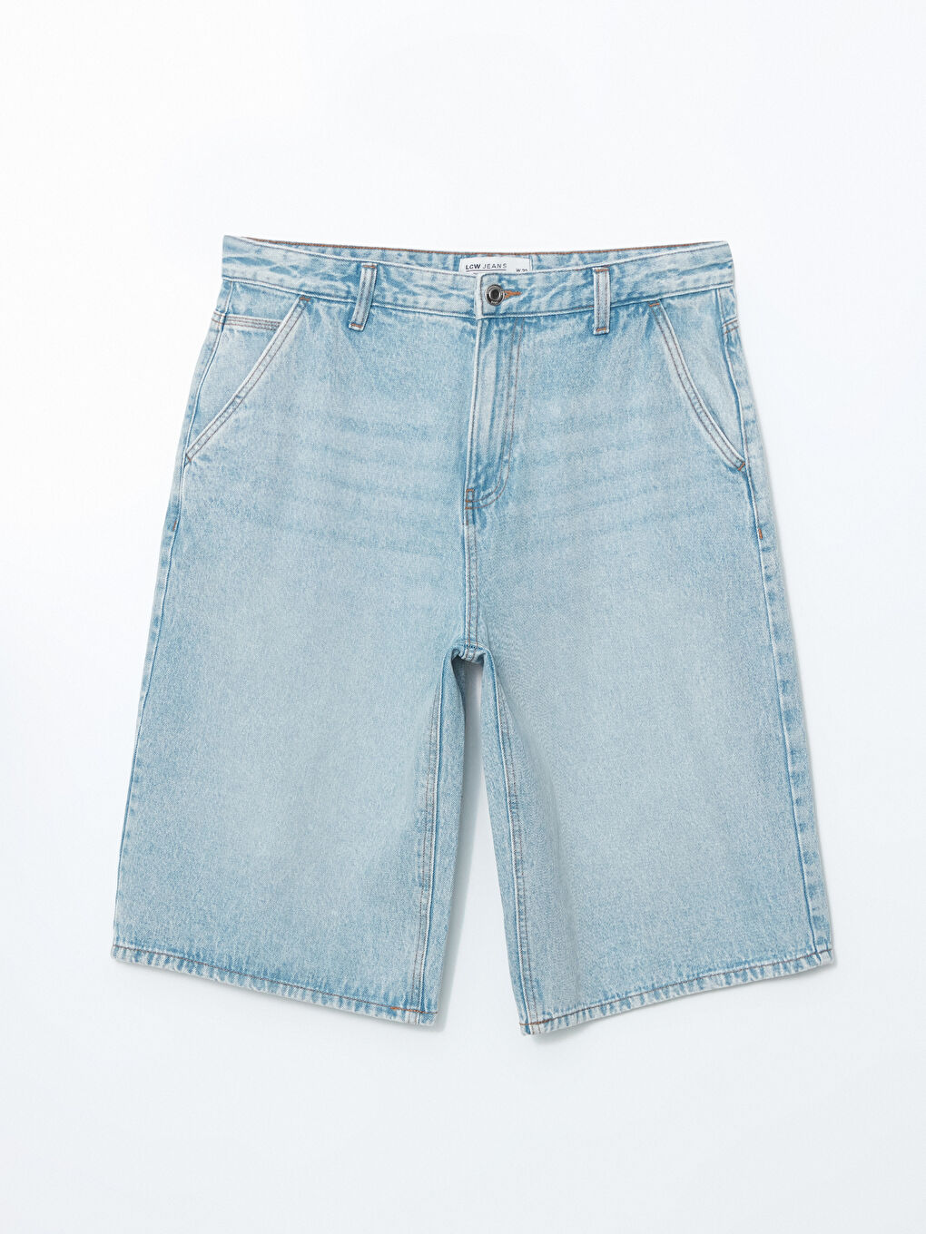 Relaxed Fit Men's Jean Shorts -S5EC63Z8-311