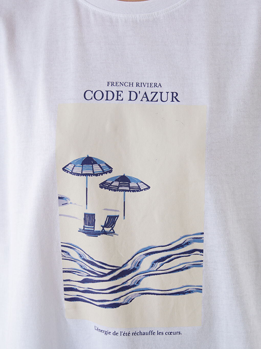 T-shirt Imprimé à Col Rond pour Femmes-2