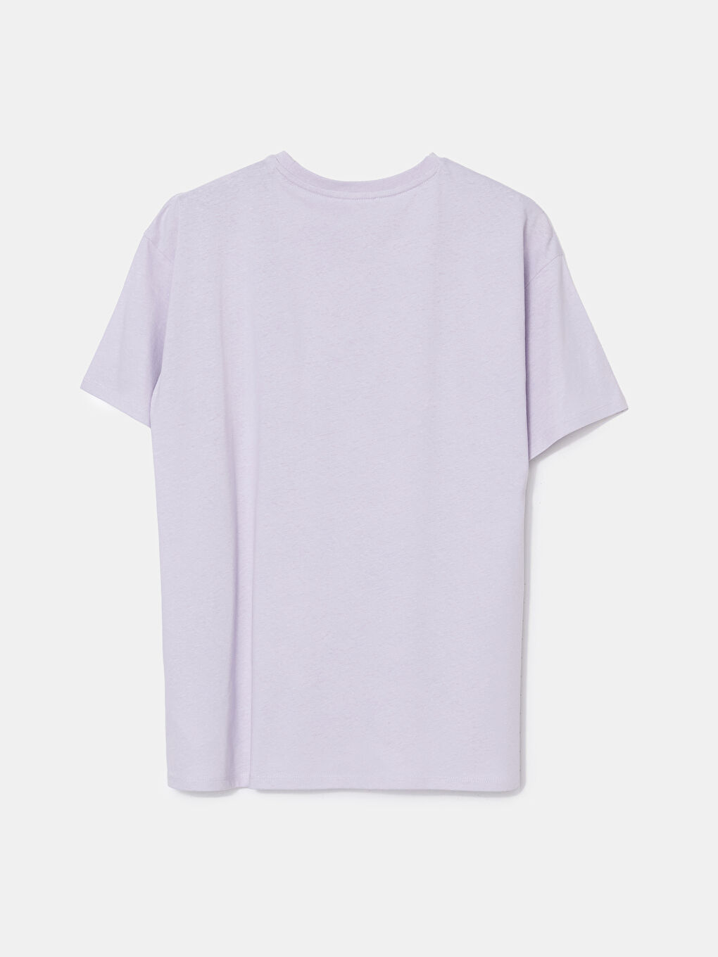 T-shirt Oversize Floral à Col Rond pour Femmes-5