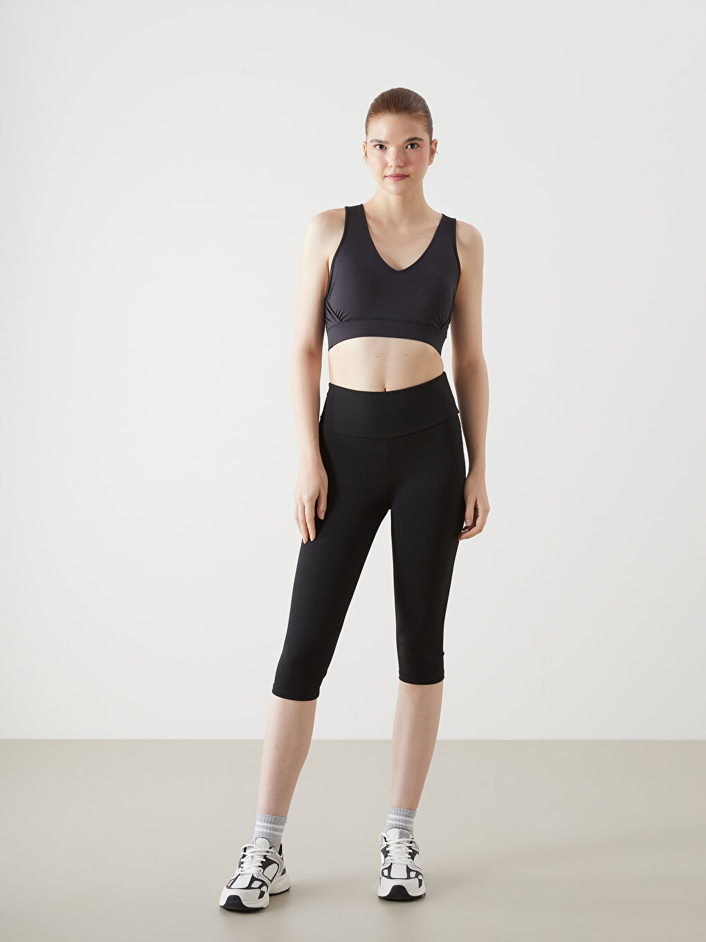 Non-Wired Non-Padded Plain Sports Bustier -S5EC84Z8-CVL