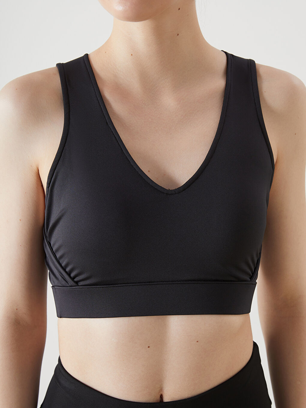 Non-Wired Non-Padded Plain Sports Bustier -S5EC84Z8-CVL