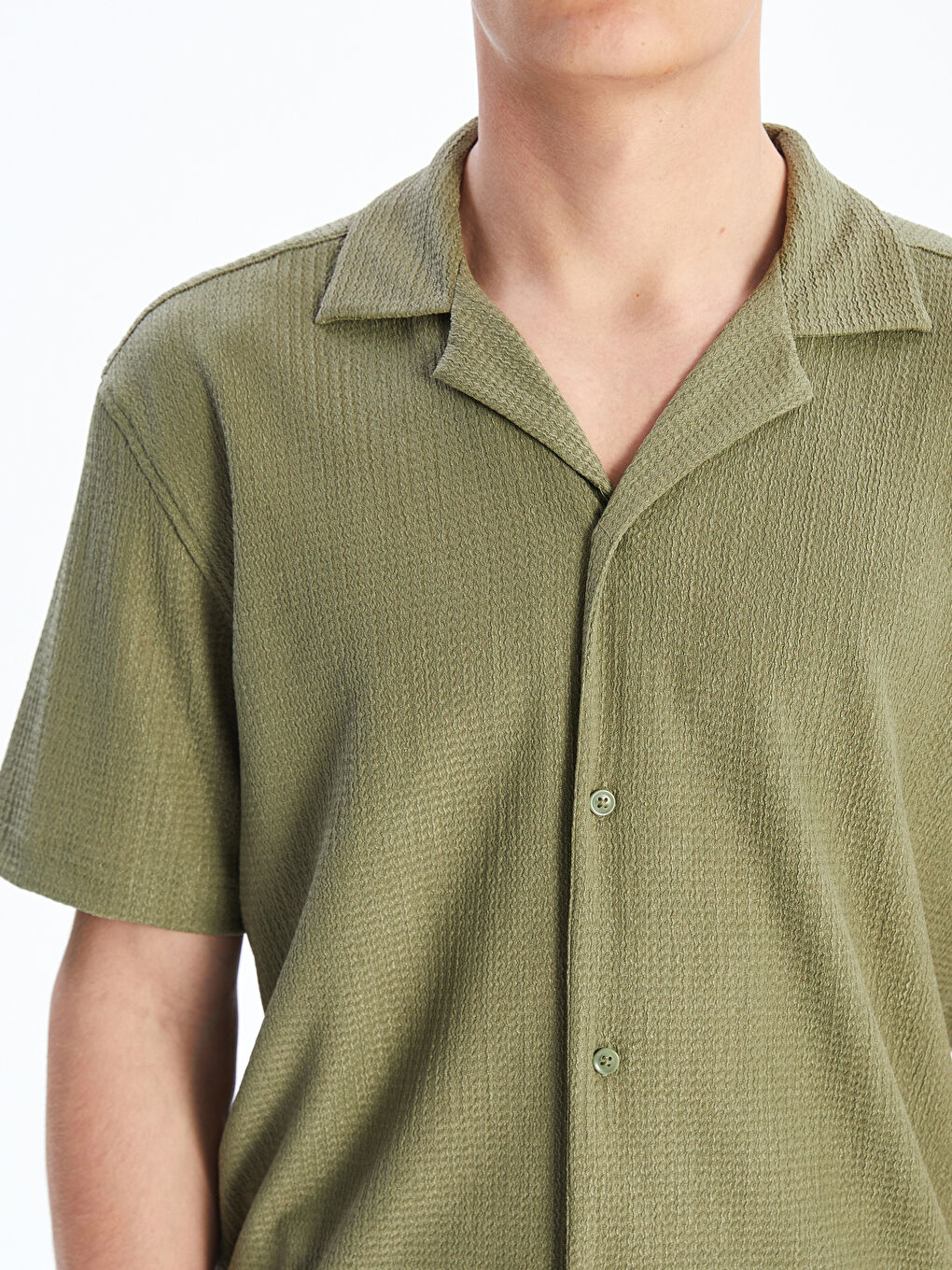 Regular Fit Short Sleeve Men's Shirt-2