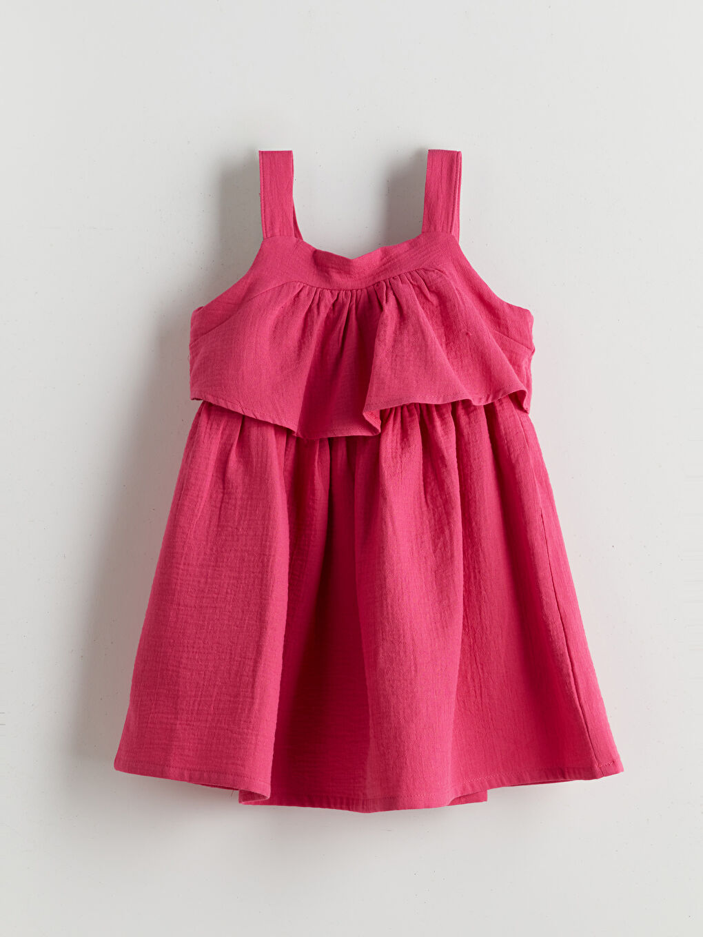 Square Neck Girls' Dress -S5ED16Z1-GTL