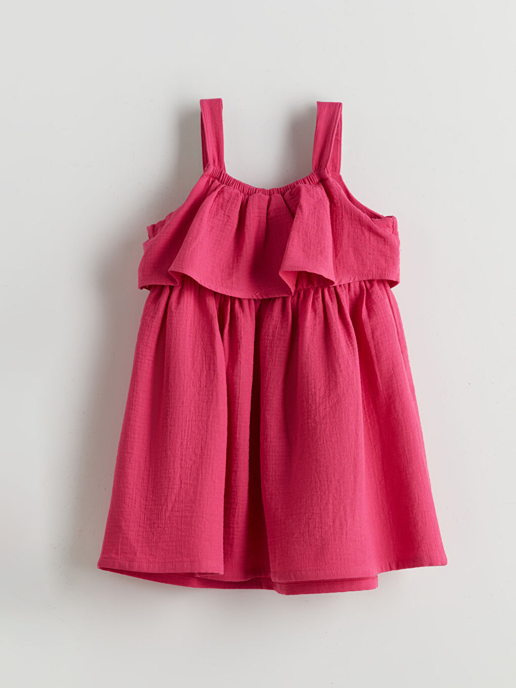 Square Neck Girls' Dress -S5ED16Z1-GTL