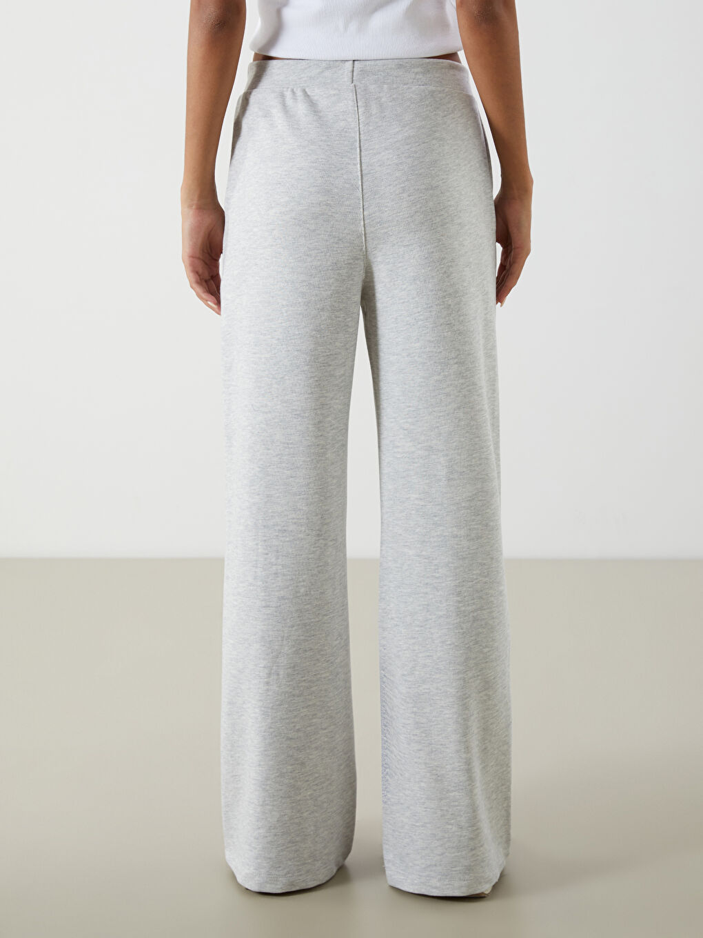 LC Waikiki Elasticated Waist Wide Leg Women's Sweatpants -S5ED20Z8-CT3