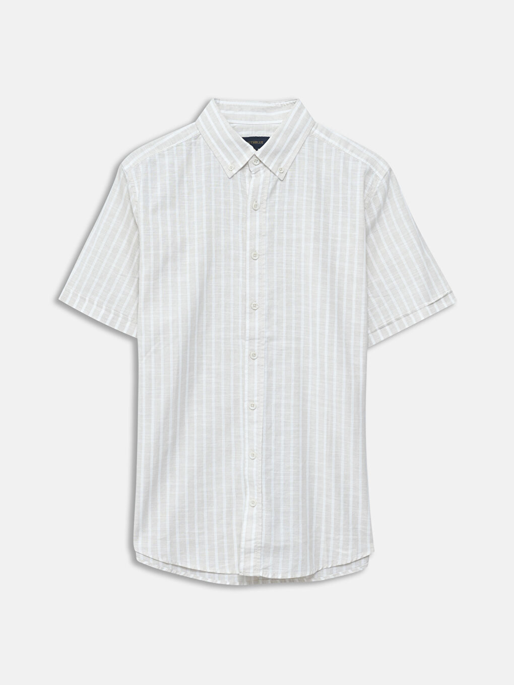 SOUTHBLUE Regular Fit Kısa Kollu Çizgili Poplin Erkek Gömlek -S5ED22Z8-LJX