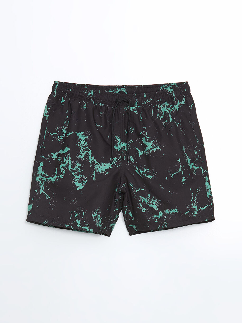 Short Patterned Men's Swimming Shorts -S5ED24Z8-LS6