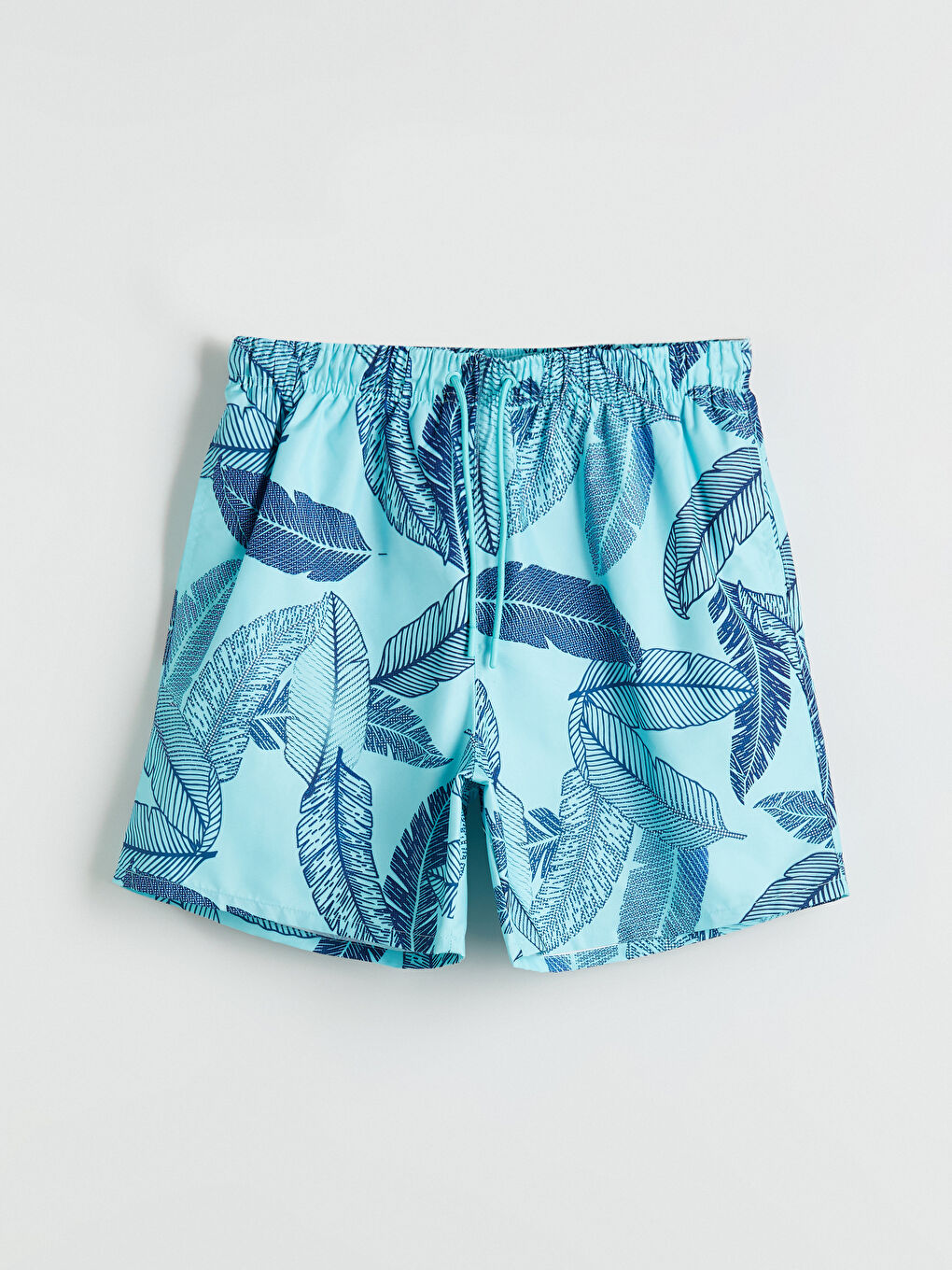 Short Patterned Men's Swimming Shorts -S5ED26Z8-LU0