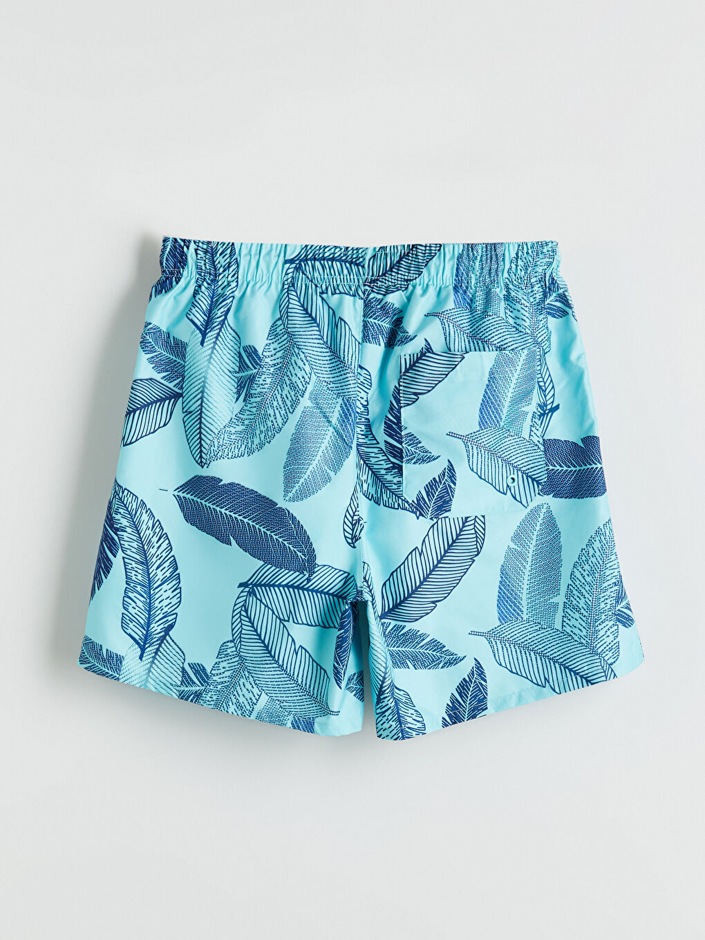 Short Patterned Men's Swimming Shorts -S5ED26Z8-LU0