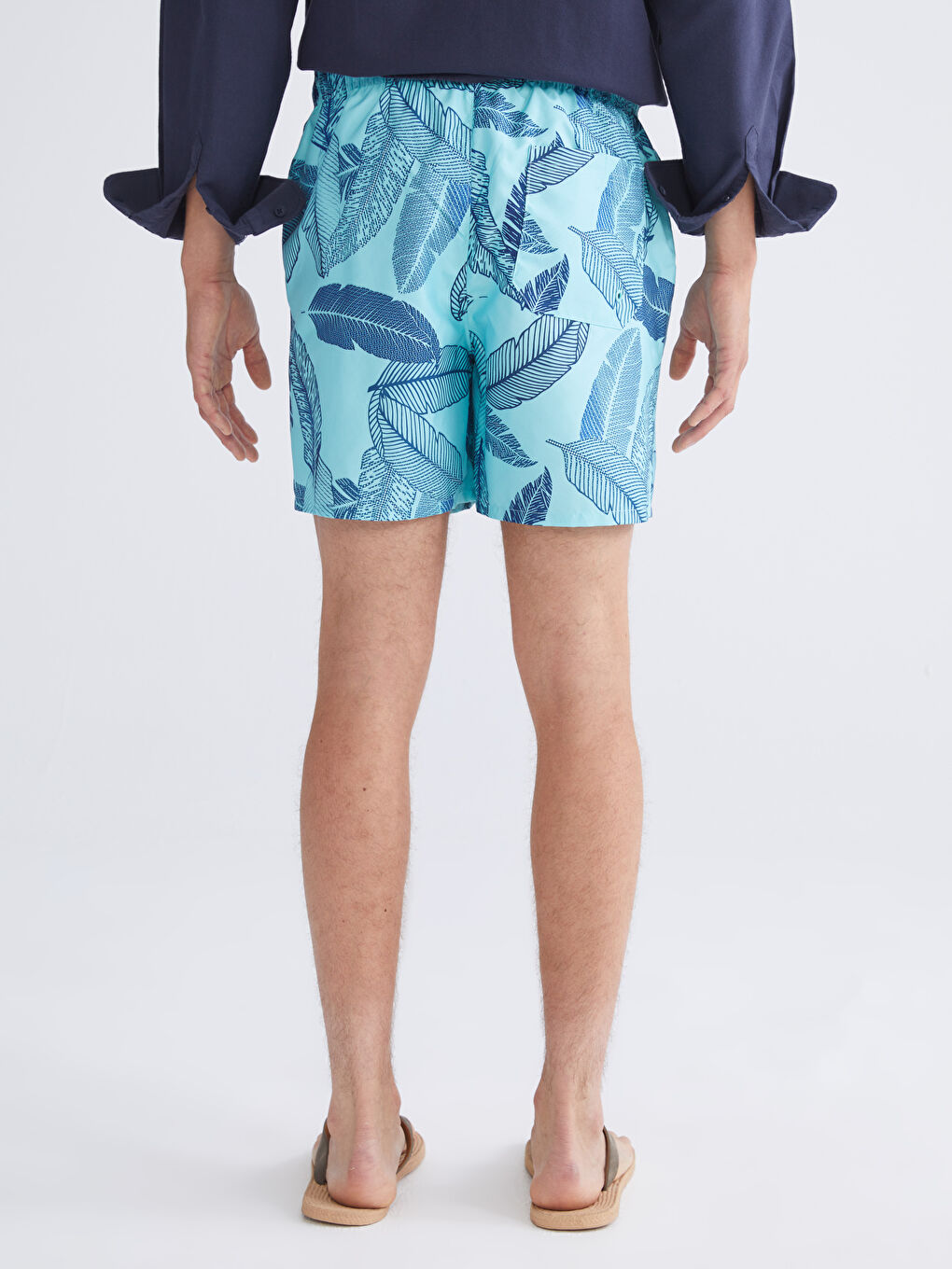LCW SWIMWEAR شورت سباحة منقوش رجال -S5ED26Z8-LU0