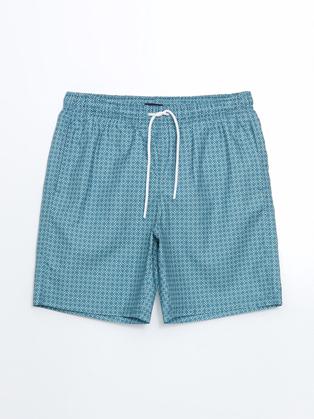 Short Patterned Men's Swimming Shorts -S5ED27Z8-LU0