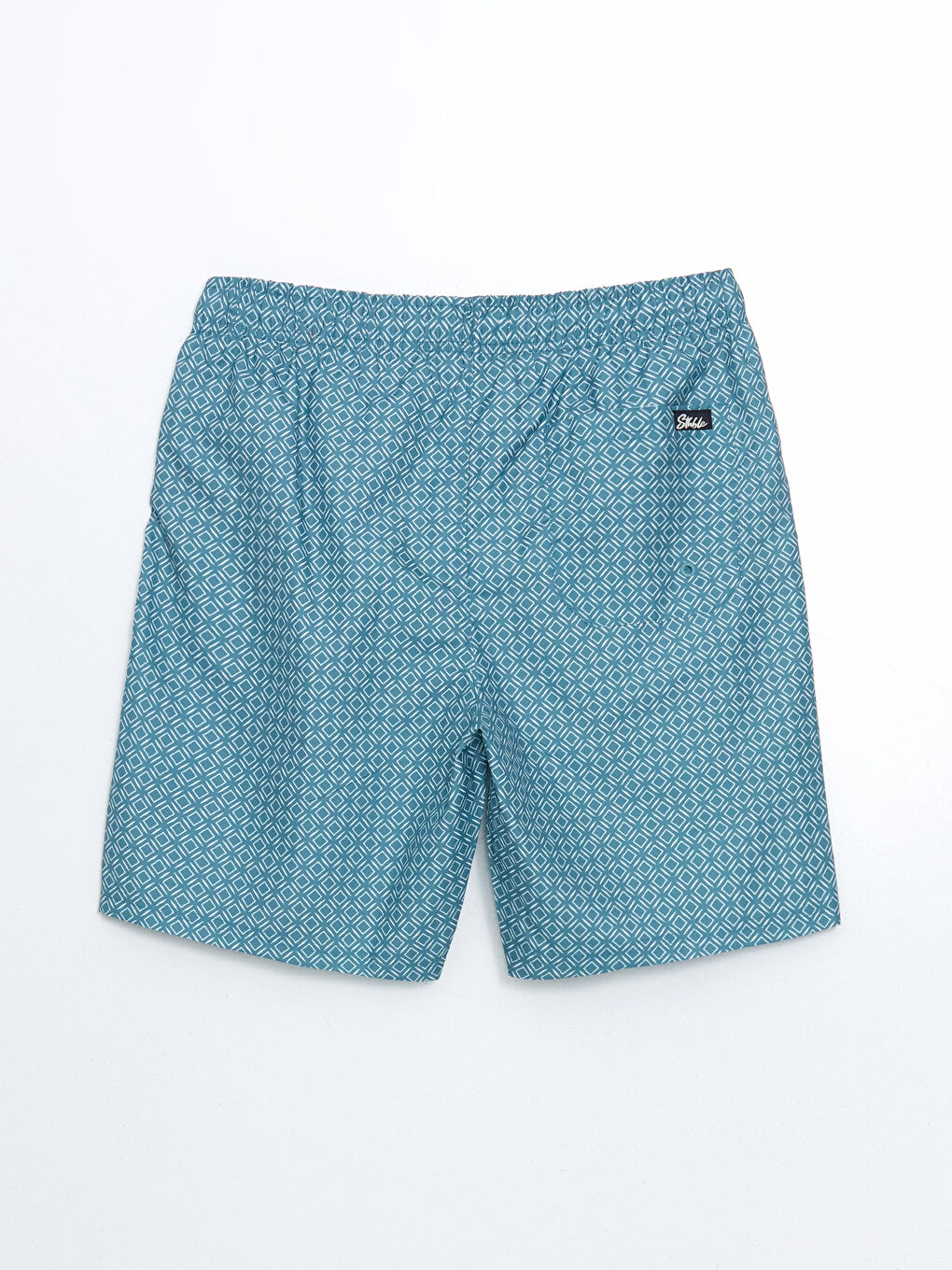 Short Patterned Men's Swimming Shorts -S5ED27Z8-LU0