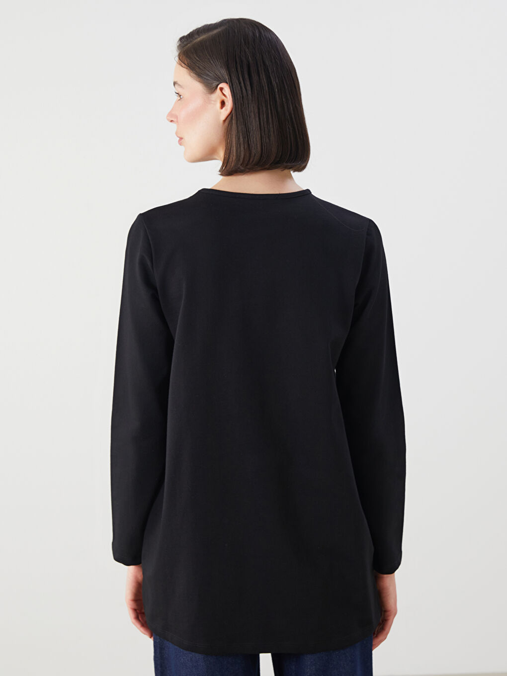 Crew Neck Printed Women's T-Shirt-3