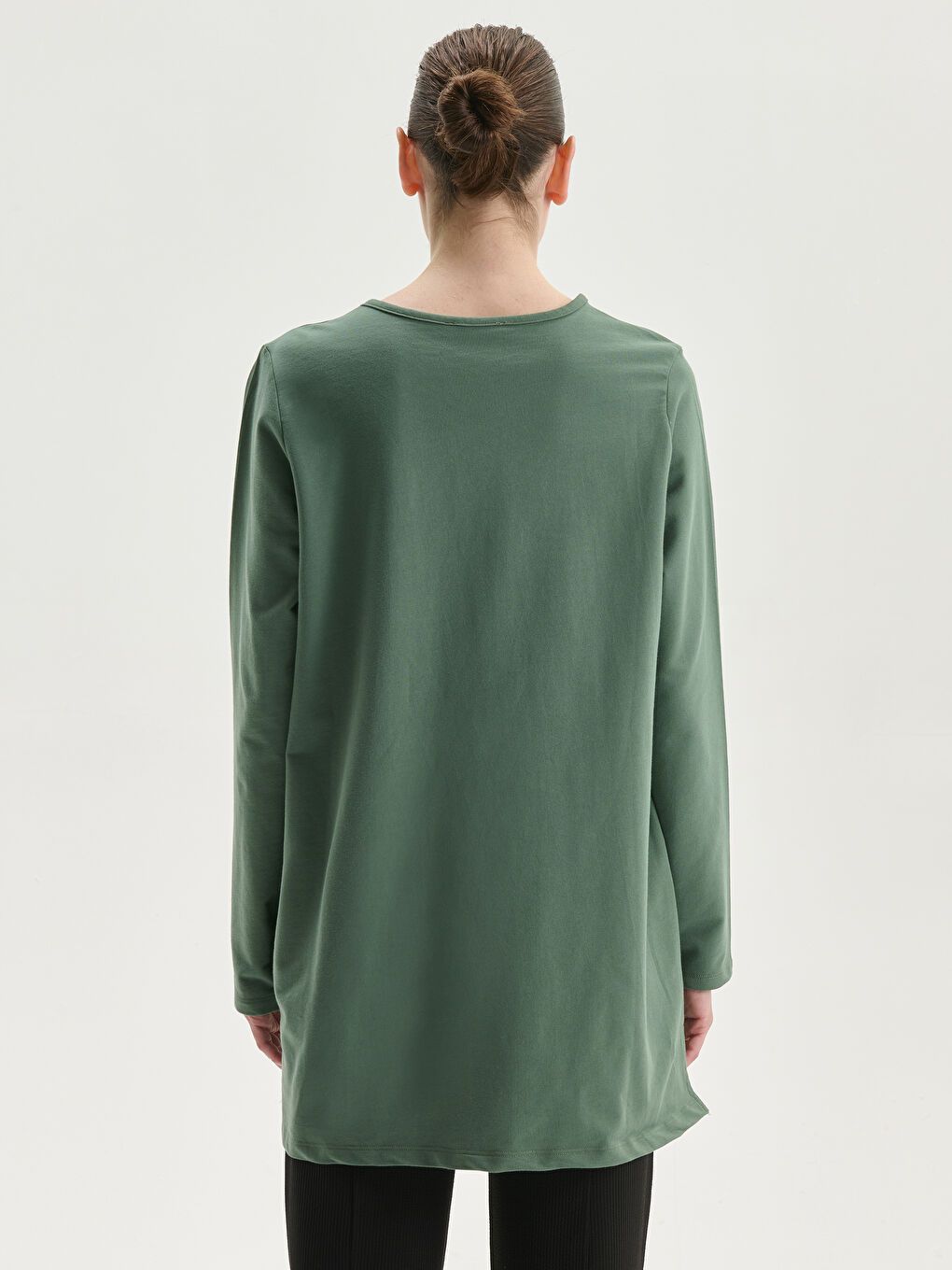 Crew Neck Printed Long Sleeve Women's T-Shirt -S5ED47Z8-GQQ