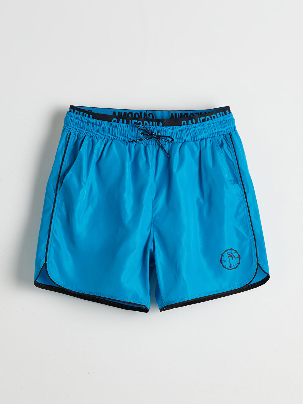 Short Printed Men's Swimming Shorts -S5ED51Z8-VZA